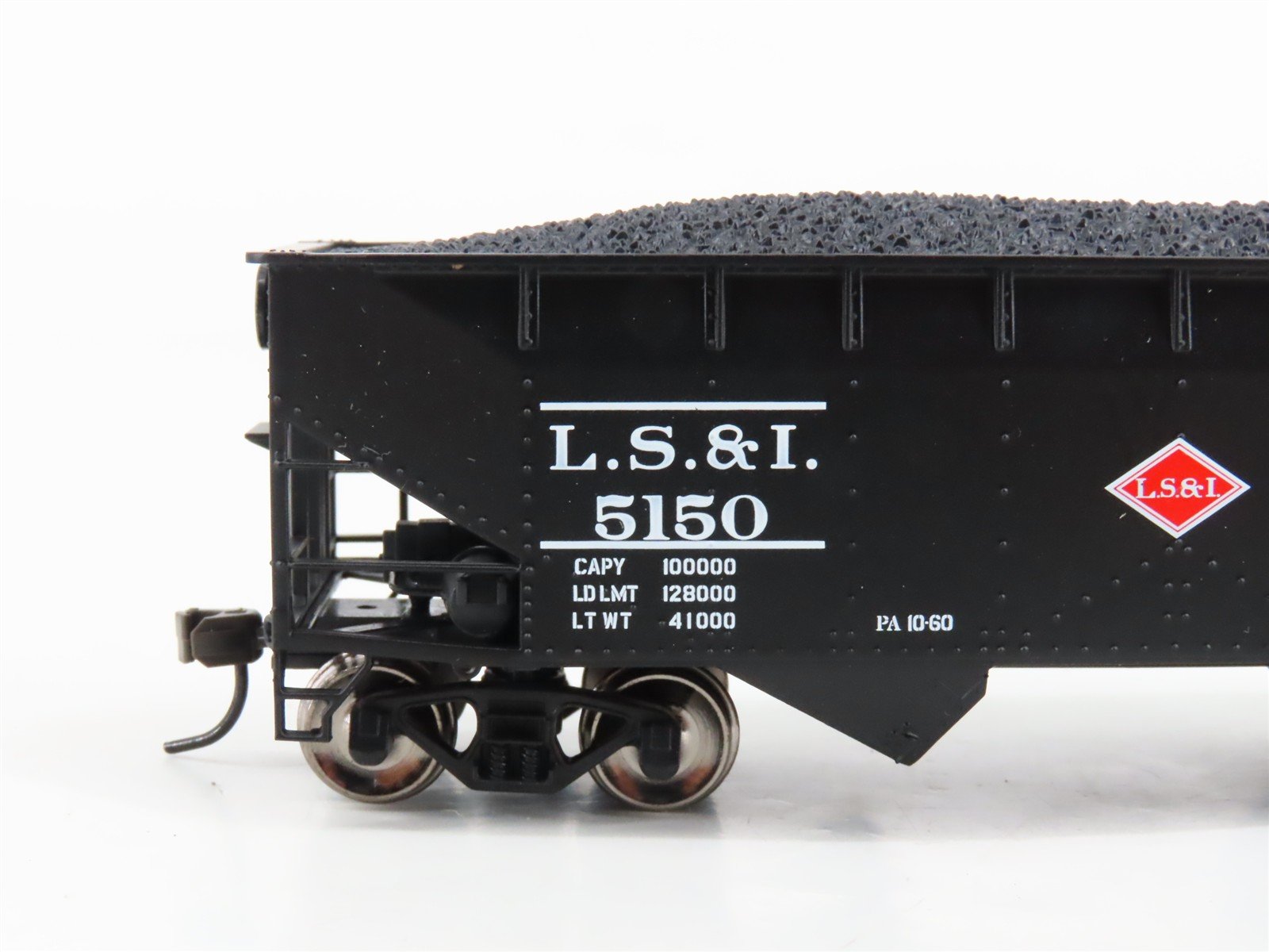 LOT of 2 HO Scale Atlas Trainman LS&I Lake Superior & Ishpeming 2-Bay Hoppers