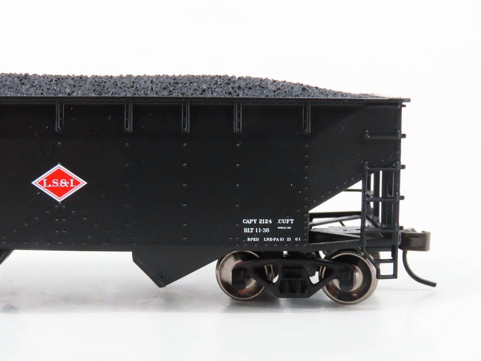 LOT of 2 HO Scale Atlas Trainman LS&I Lake Superior & Ishpeming 2-Bay Hoppers