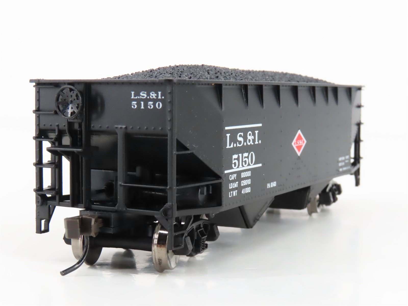 LOT of 2 HO Scale Atlas Trainman LS&I Lake Superior & Ishpeming 2-Bay Hoppers