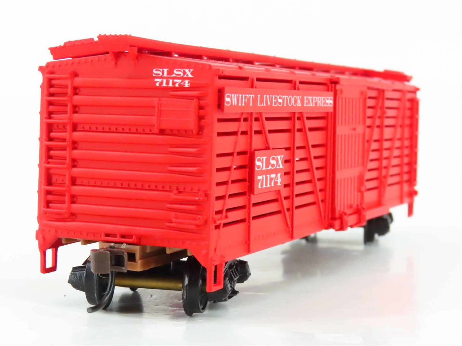 LOT of 3 HO Scale Walthers Trainline CONX/ATSF/SLSX Stock Car, Tank Car & Hopper