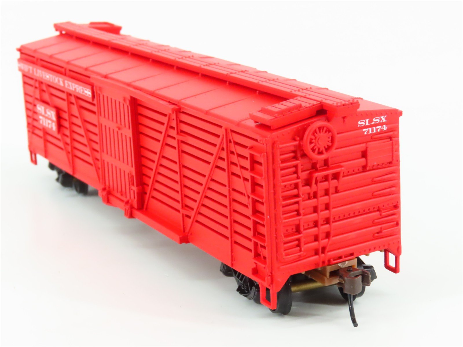 LOT of 3 HO Scale Walthers Trainline CONX/ATSF/SLSX Stock Car, Tank Car & Hopper