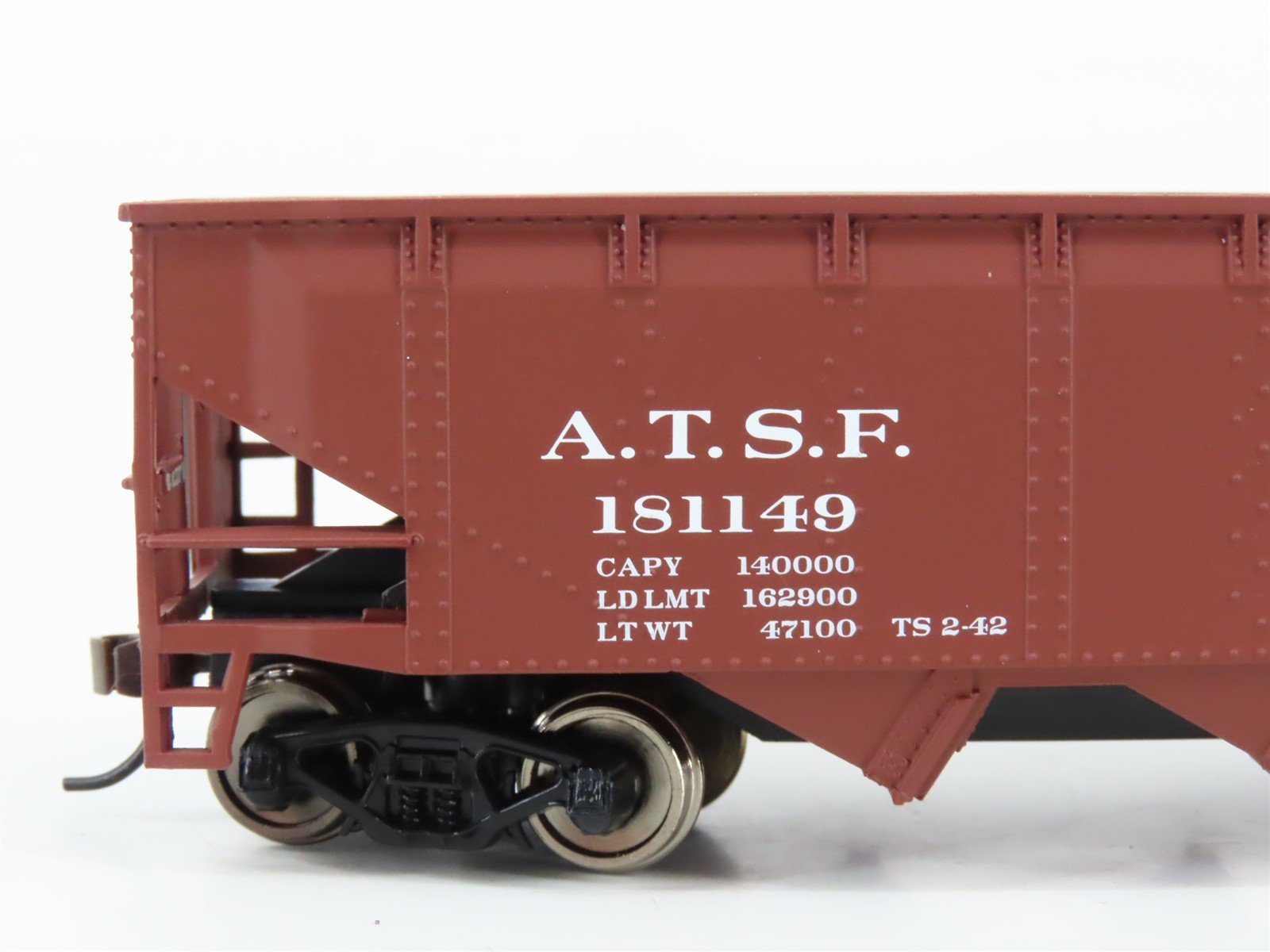 LOT of 3 HO Scale Walthers Trainline CONX/ATSF/SLSX Stock Car, Tank Car & Hopper