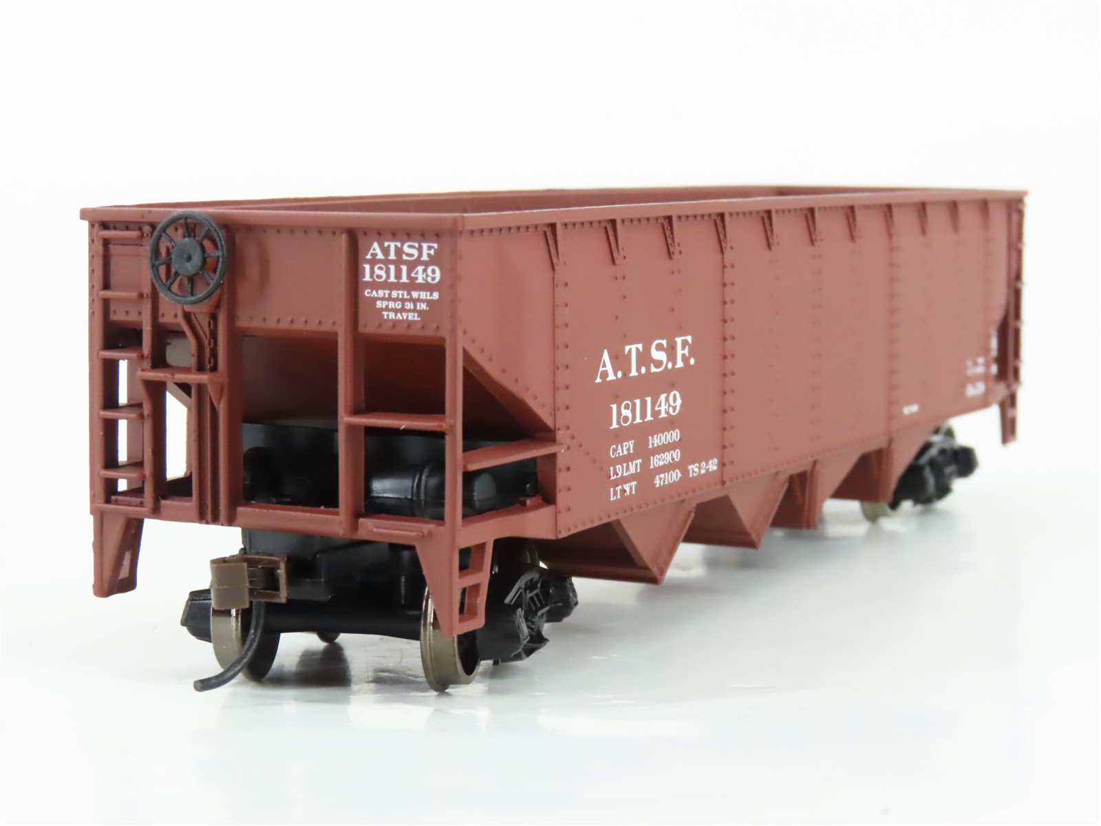 LOT of 3 HO Scale Walthers Trainline CONX/ATSF/SLSX Stock Car, Tank Car & Hopper
