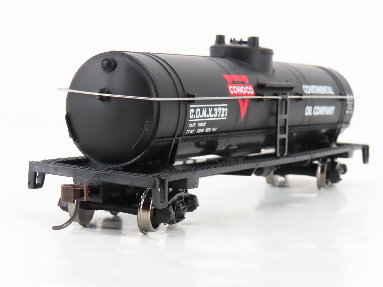 LOT of 3 HO Scale Walthers Trainline CONX/ATSF/SLSX Stock Car, Tank Car & Hopper