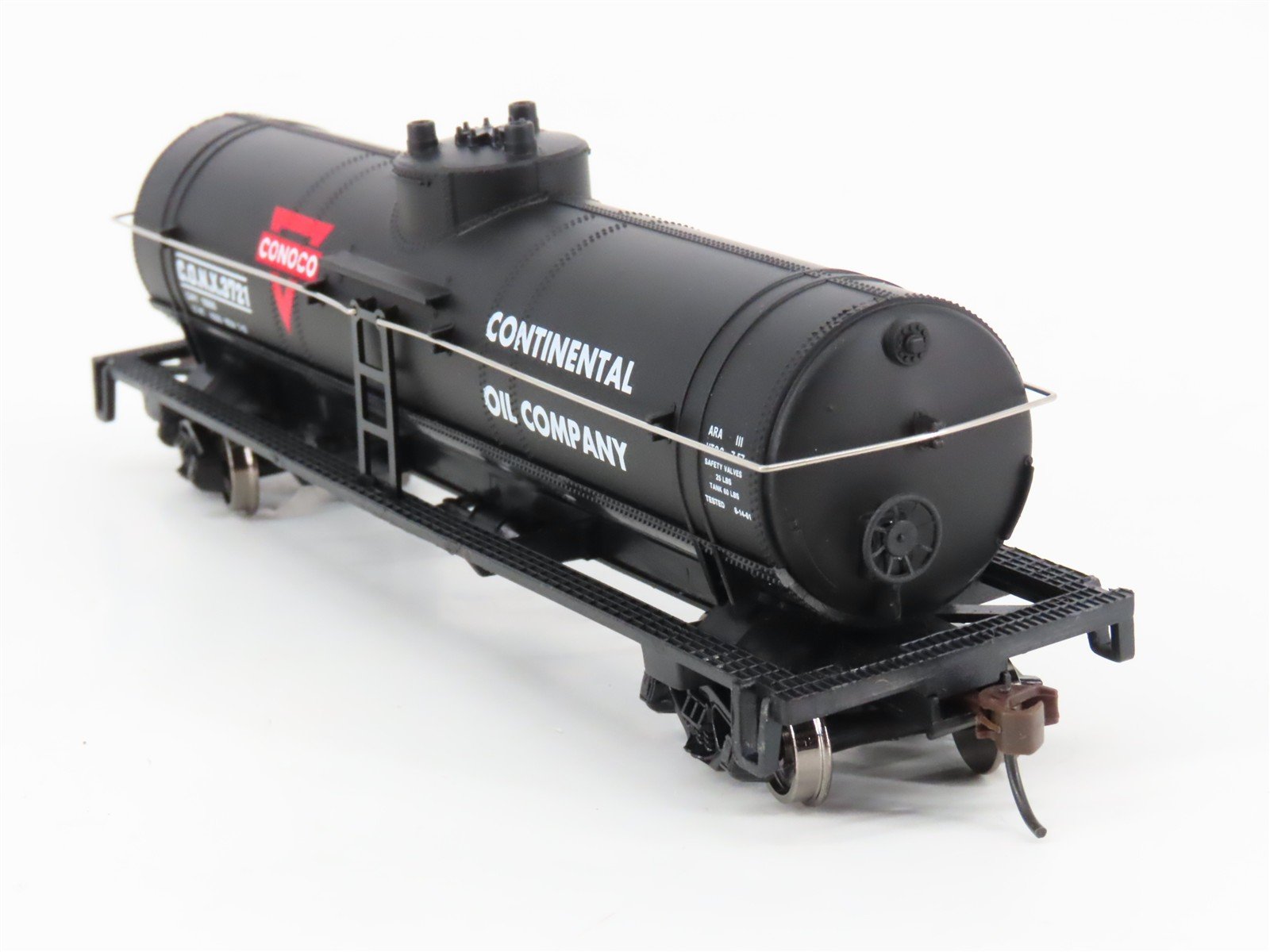 LOT of 3 HO Scale Walthers Trainline CONX/ATSF/SLSX Stock Car, Tank Car & Hopper