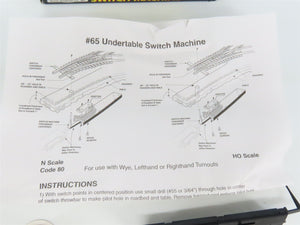 LOT of 5 HO / N Scale Atlas #65 Under-Table Switch Machines