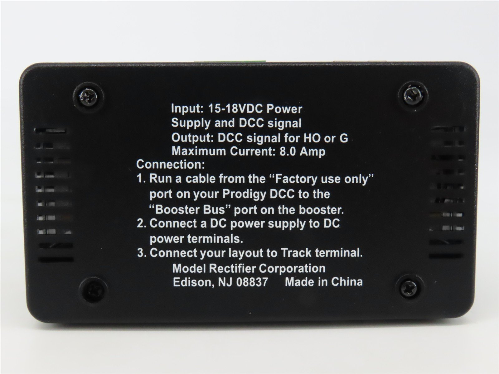 MRC 0001521 DCC 8 Amp Power Booster for HO or G Scale