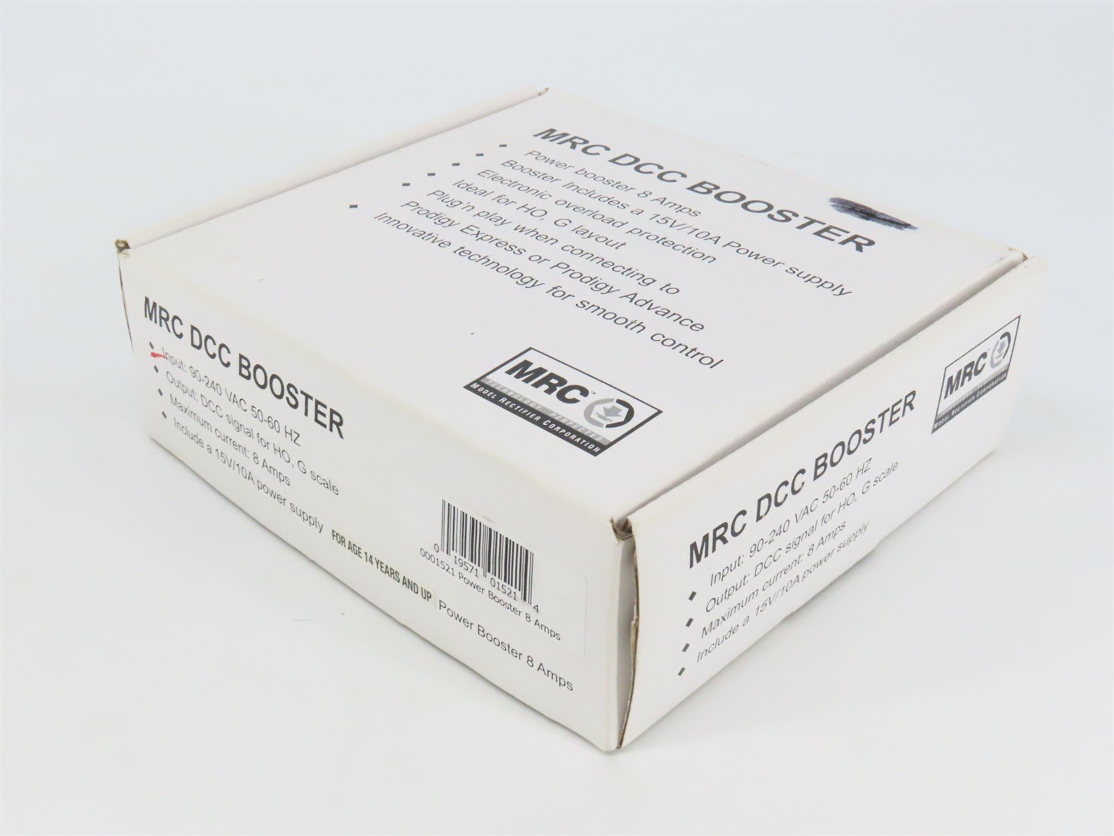 MRC 0001521 DCC 8 Amp Power Booster for HO or G Scale