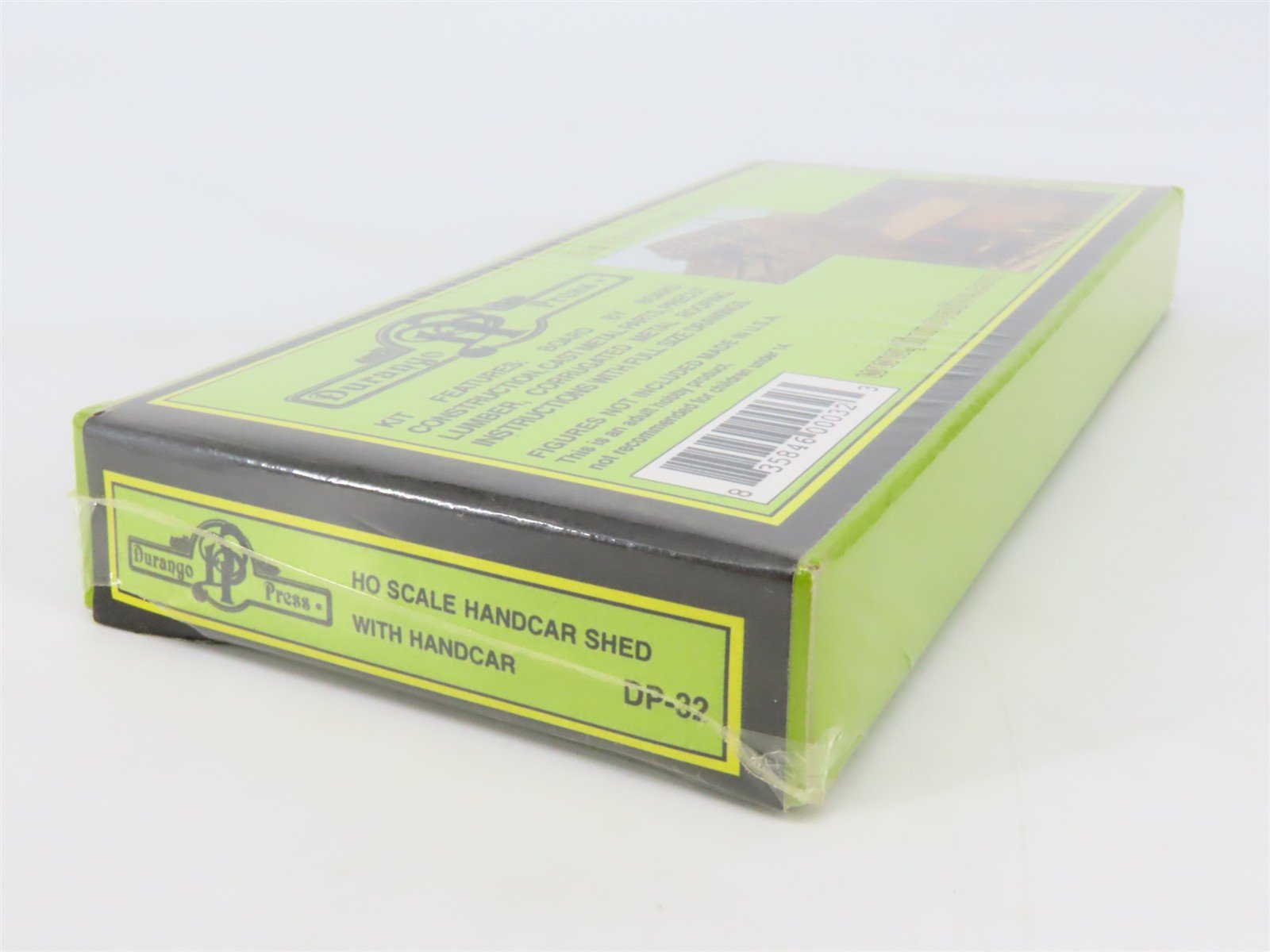 HO 1/87 Scale Durango Press Kit DP-32 Handcar Shed w/ Hand Car - SEALED