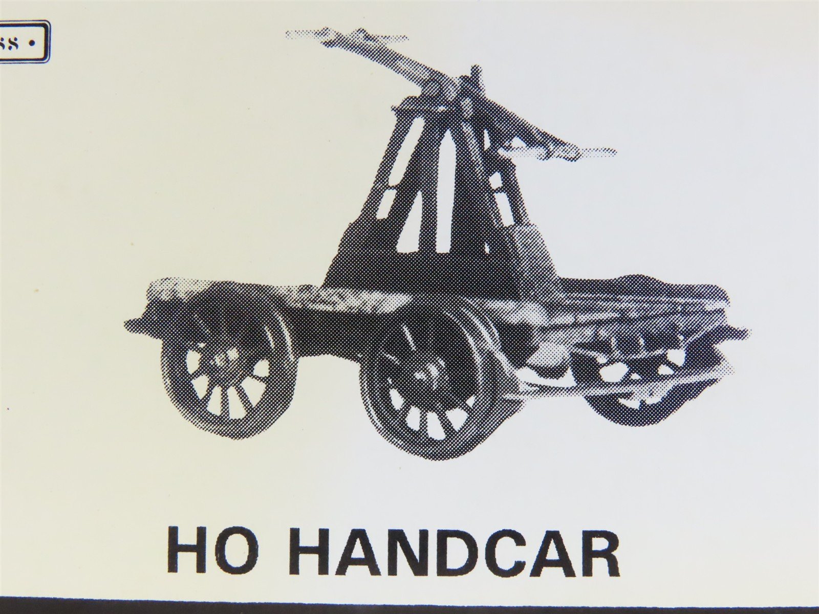HO 1/87 Scale Durango Press Kit DP-12 Handcar