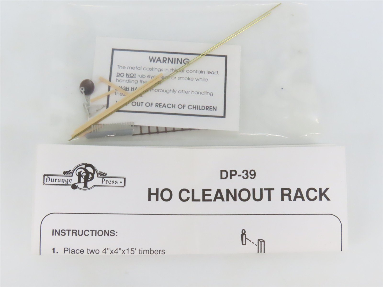 HO 1/87 Scale Durango Press Kit DP-39 Cleanout Rack