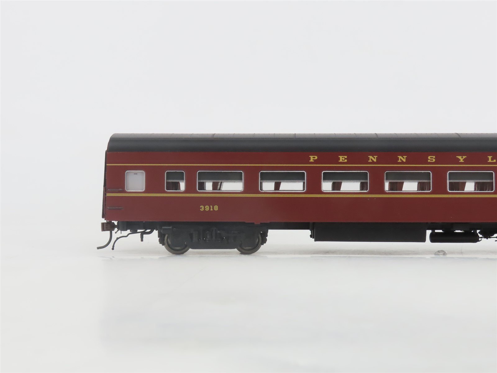 HO Scale Rapido 100232 PRR Pennsylvania Lightweight Coach Passenger Car #3918
