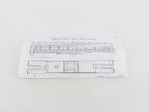 HO Scale LaBelle Kit #HO-1 Undecorated 60' 1905 Closed Vestibule Coach Passenger