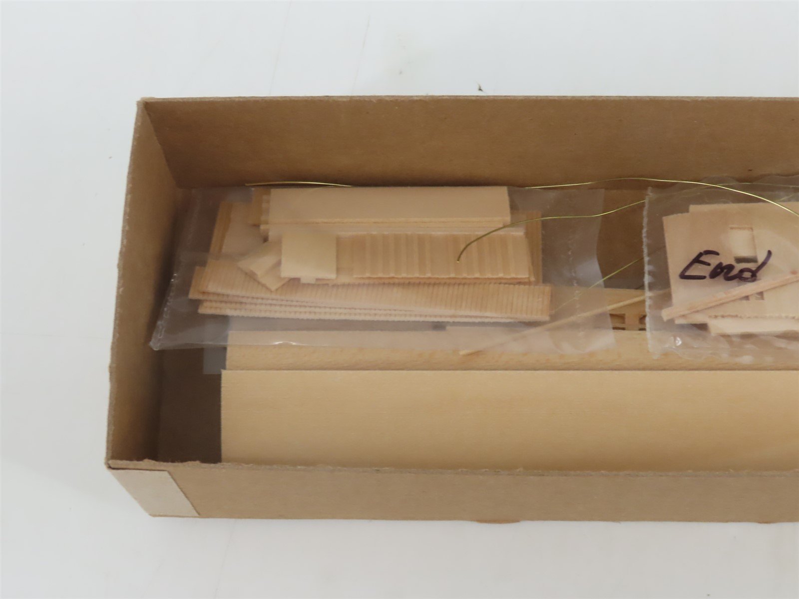 HO Scale LaBelle Kit #HO-12 Undecorated 50' Open Platform Combine Passenger