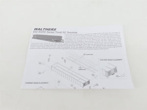 HO Scale Walthers Gold CSS South Shore 52' Thrall Gondola #3862 w/ Scrap Load