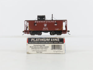 HO Walthers Platinum 932-7643 PRR Pennsylvania N6B Offset Cupola Caboose #981793