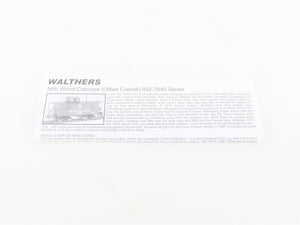 HO Walthers Platinum 932-7643 PRR Pennsylvania N6B Offset Cupola Caboose #981793
