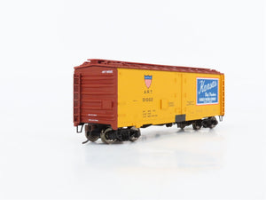 HO Scale Walthers Gold Line 932-2587 ART Kansas Packing 40' Meat Reefer #91662