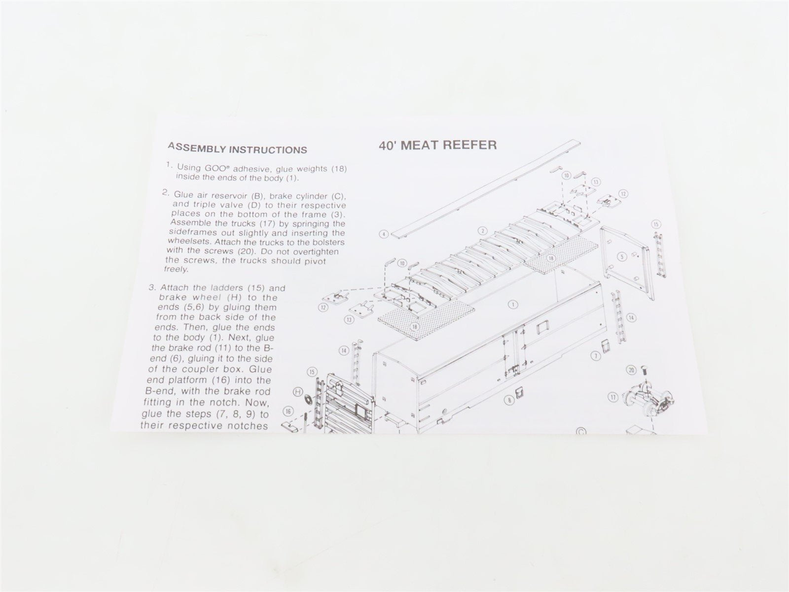 HO Scale Walthers Gold Line 932-2587 ART Kansas Packing 40' Meat Reefer #91662