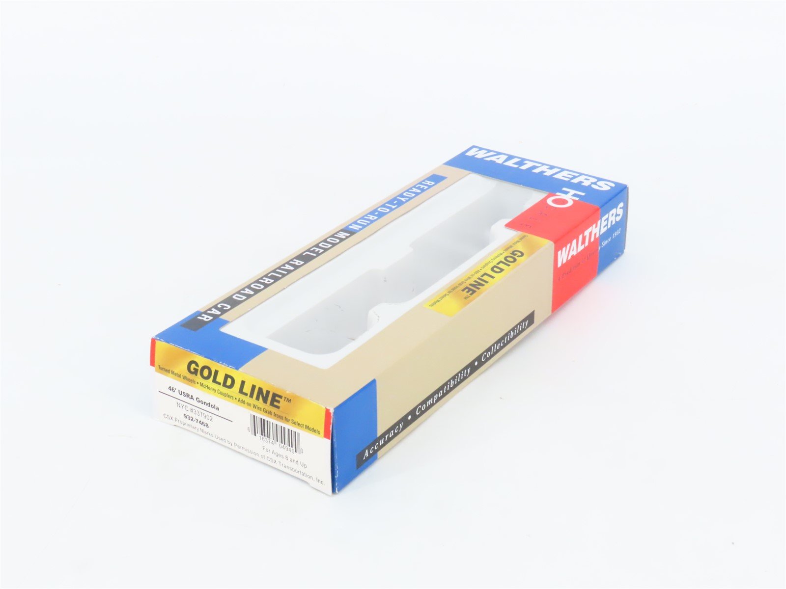 HO Scale Walthers Gold 932-7468 NYC New York Central 46' USRA Gondola #337902