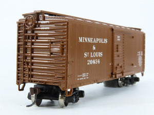 HO Roundhouse 84676 M&STL Minneapolis & St. Louis 40' Wood Box Car #20434