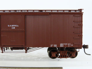 HO Scale Roundhouse 84240 QA&PRCo Quanah Route 36' Wood Box Car #118