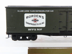 HO Scale Roundhouse 84591 BFPX Borden's 40' Glass-Lined Wood Milk Car #507