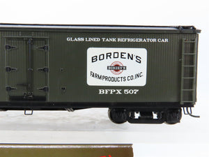 HO Scale Roundhouse 84591 BFPX Borden's 40' Glass-Lined Wood Milk Car #507