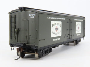 HO Scale Roundhouse 84591 BFPX Borden's 40' Glass-Lined Wood Milk Car #507