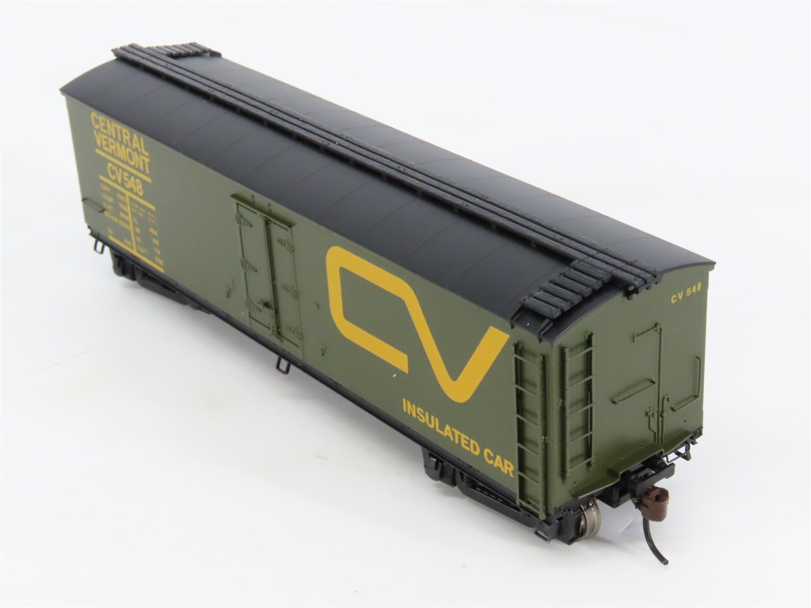 HO Scale Roundhouse 84646 CV Central Vermont 40' Glass-Lined Wood Milk Car #548