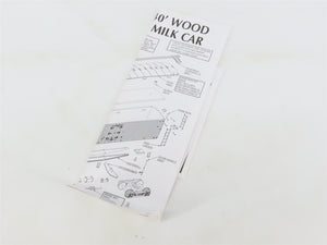 HO Scale Roundhouse 84646 CV Central Vermont 40' Glass-Lined Wood Milk Car #548