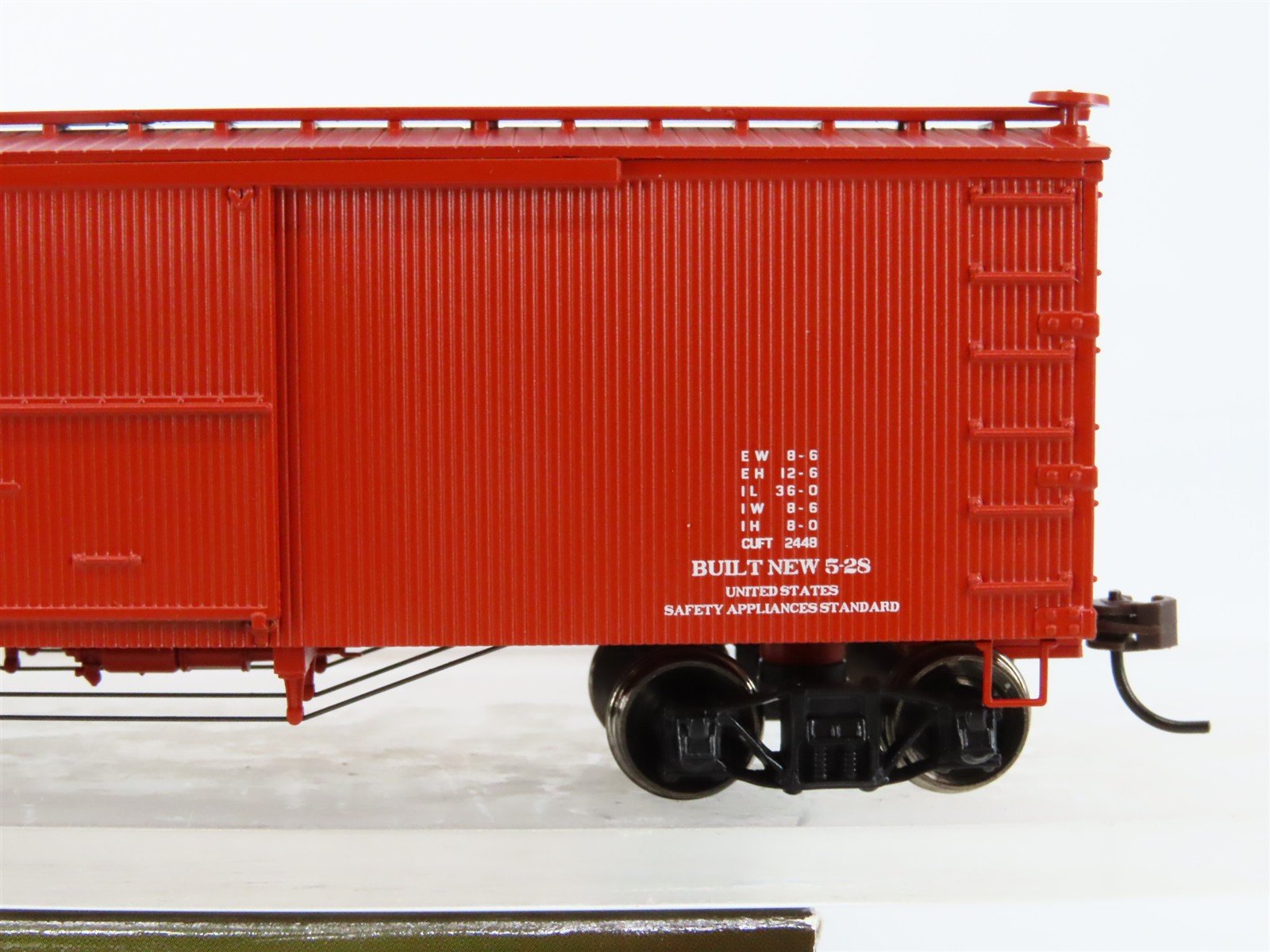 HO Scale Roundhouse 84182 MSC Mississippi Central 36' Wood Box Car #4038