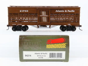 HO Scale Roundhouse 84226 A&P Atlantic & Pacific 36' Stock Car #21786