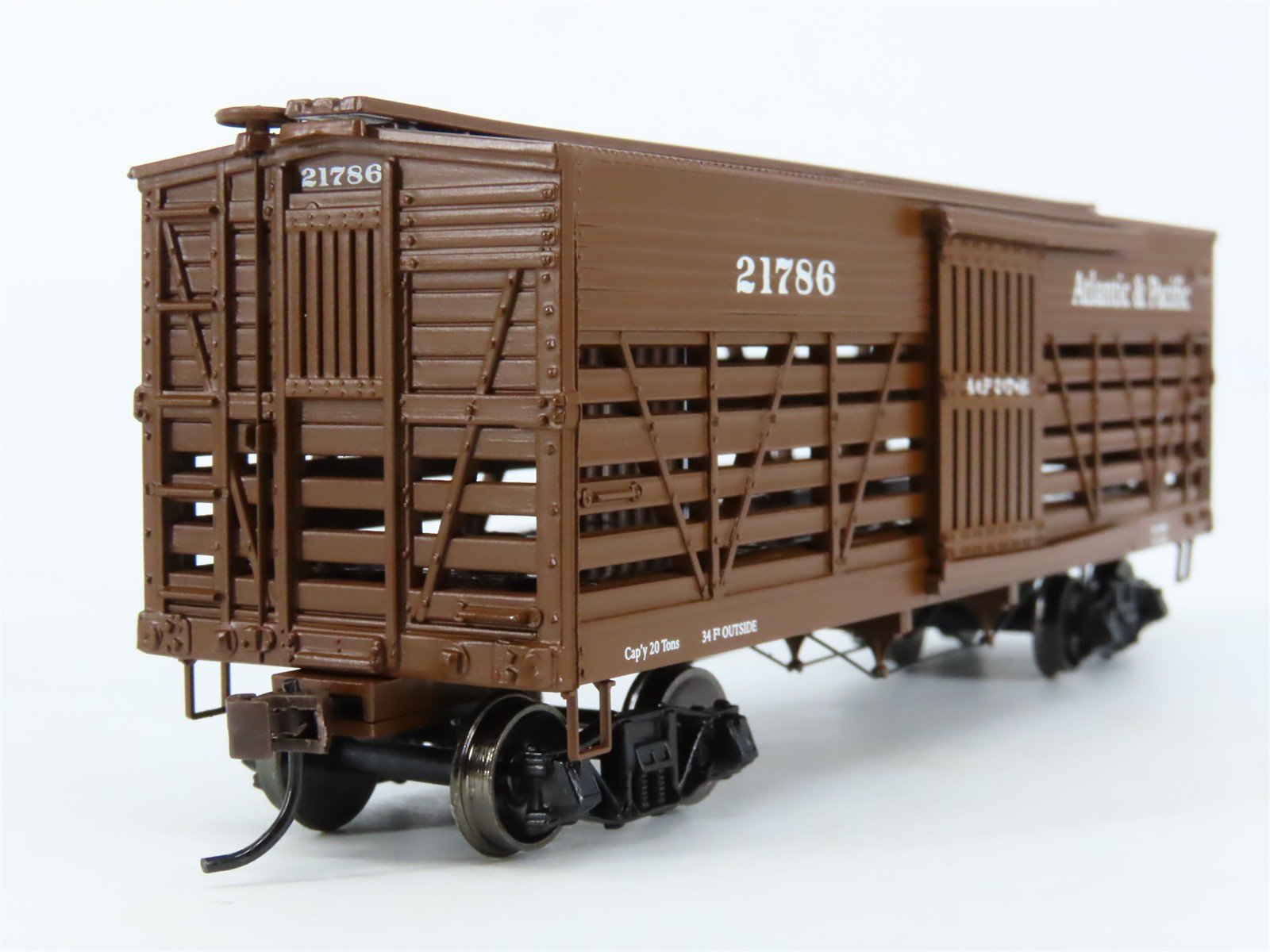 HO Scale Roundhouse 84226 A&P Atlantic & Pacific 36' Stock Car #21786