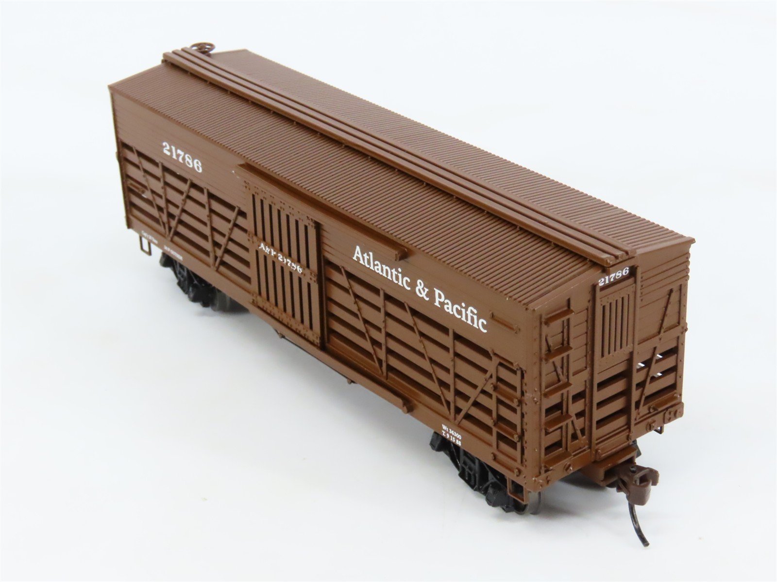 HO Scale Roundhouse 84226 A&P Atlantic & Pacific 36' Stock Car #21786