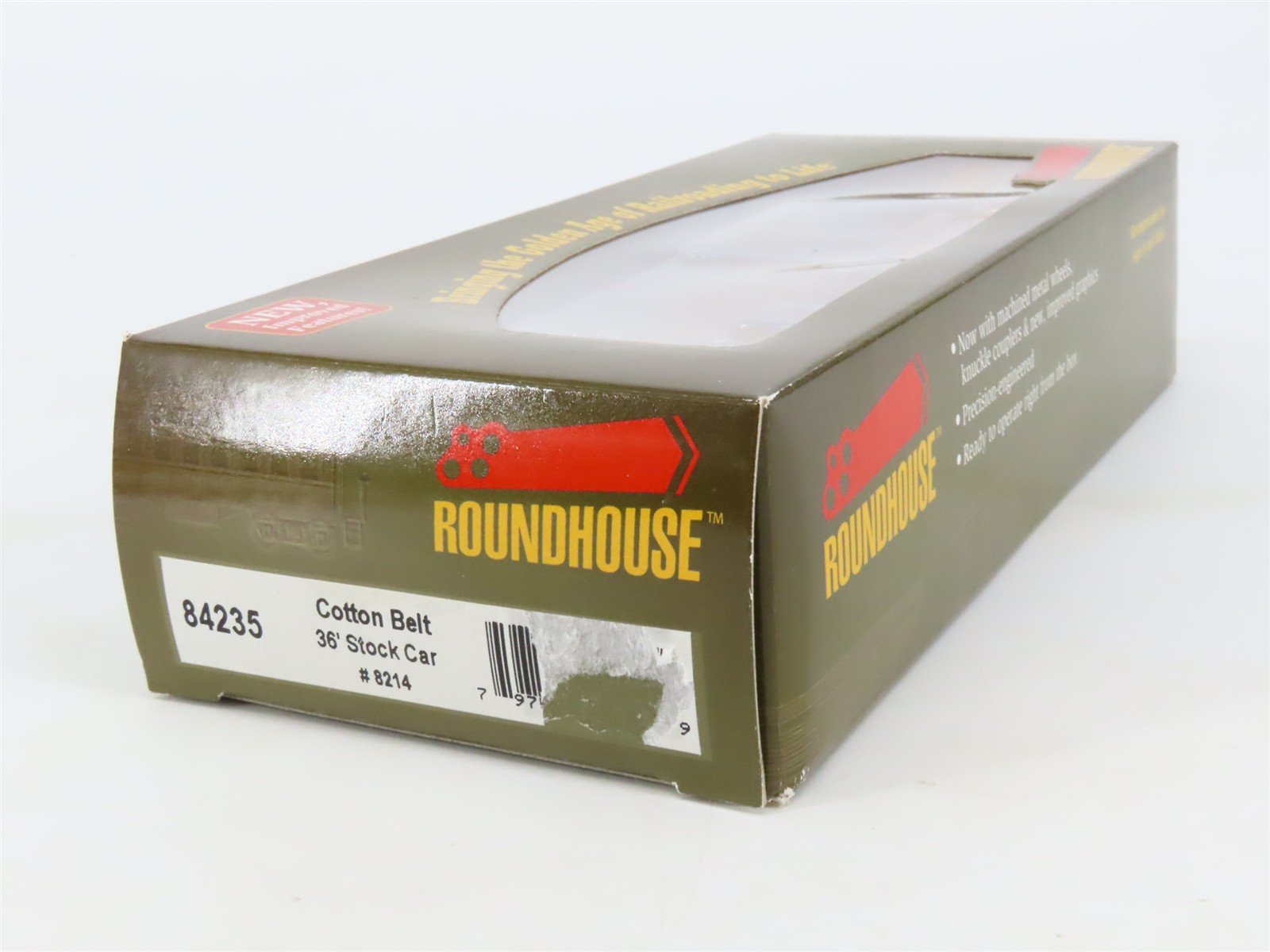 HO Scale Roundhouse 84235 SSW Cotton Belt Route 36' Stock Car #8214