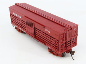 HO Scale Roundhouse 84220 RUT Rutland 36' Stock Car #1942