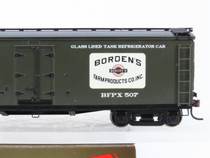 HO Scale Roundhouse 84591 BFPX Borden's 40' Glass-Lined Wood Milk Car #507