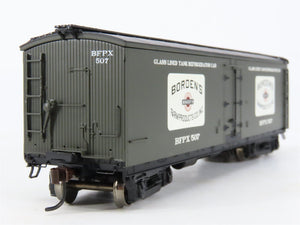 HO Scale Roundhouse 84591 BFPX Borden's 40' Glass-Lined Wood Milk Car #507