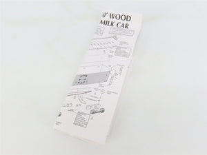HO Scale Roundhouse 84591 BFPX Borden's 40' Glass-Lined Wood Milk Car #507