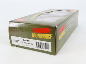 HO Scale Roundhouse 84591 BFPX Borden's 40' Glass-Lined Wood Milk Car #507