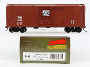 HO Roundhouse 84671 WP Western Pacific 40' Double-Sheathed Wood Box Car #18025