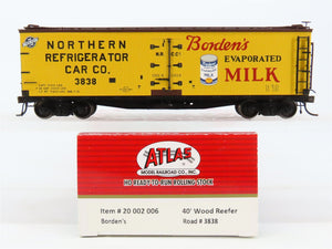 HO Atlas Master 20002006 NRCCo Northern / Borden's Milk 40' Wood Reefer #3838