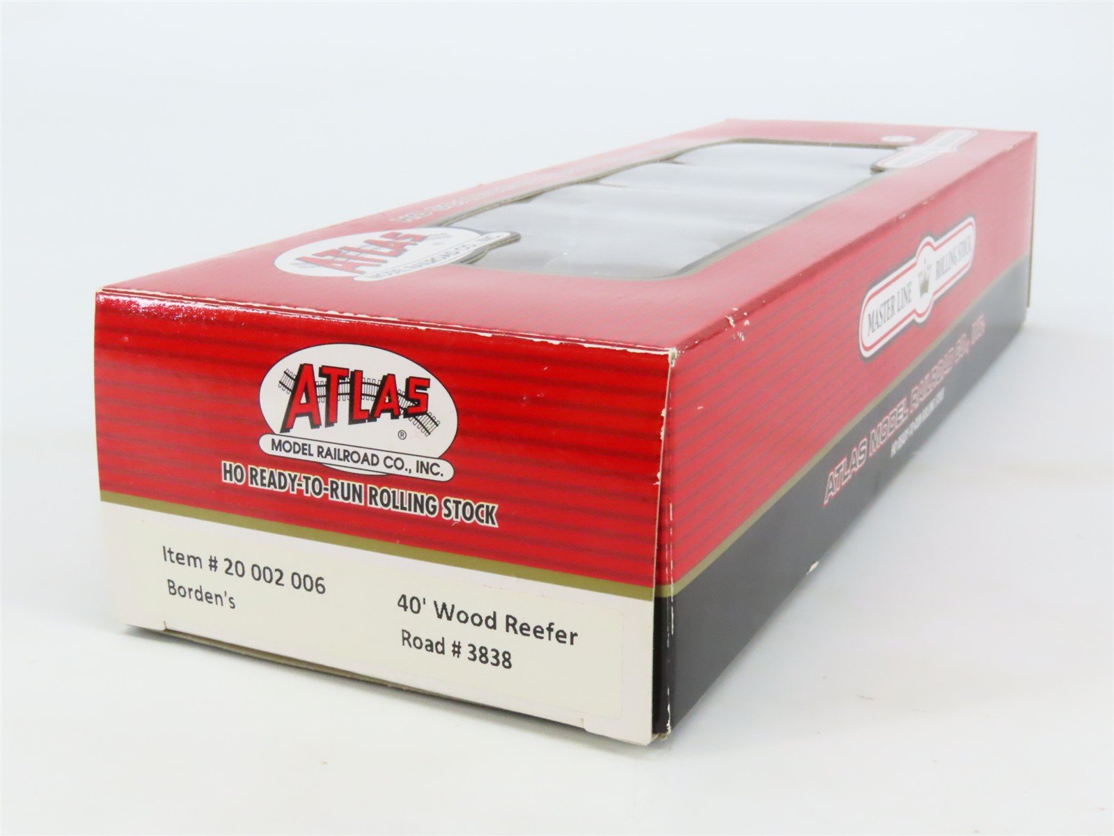 HO Atlas Master 20002006 NRCCo Northern / Borden's Milk 40' Wood Reefer #3838