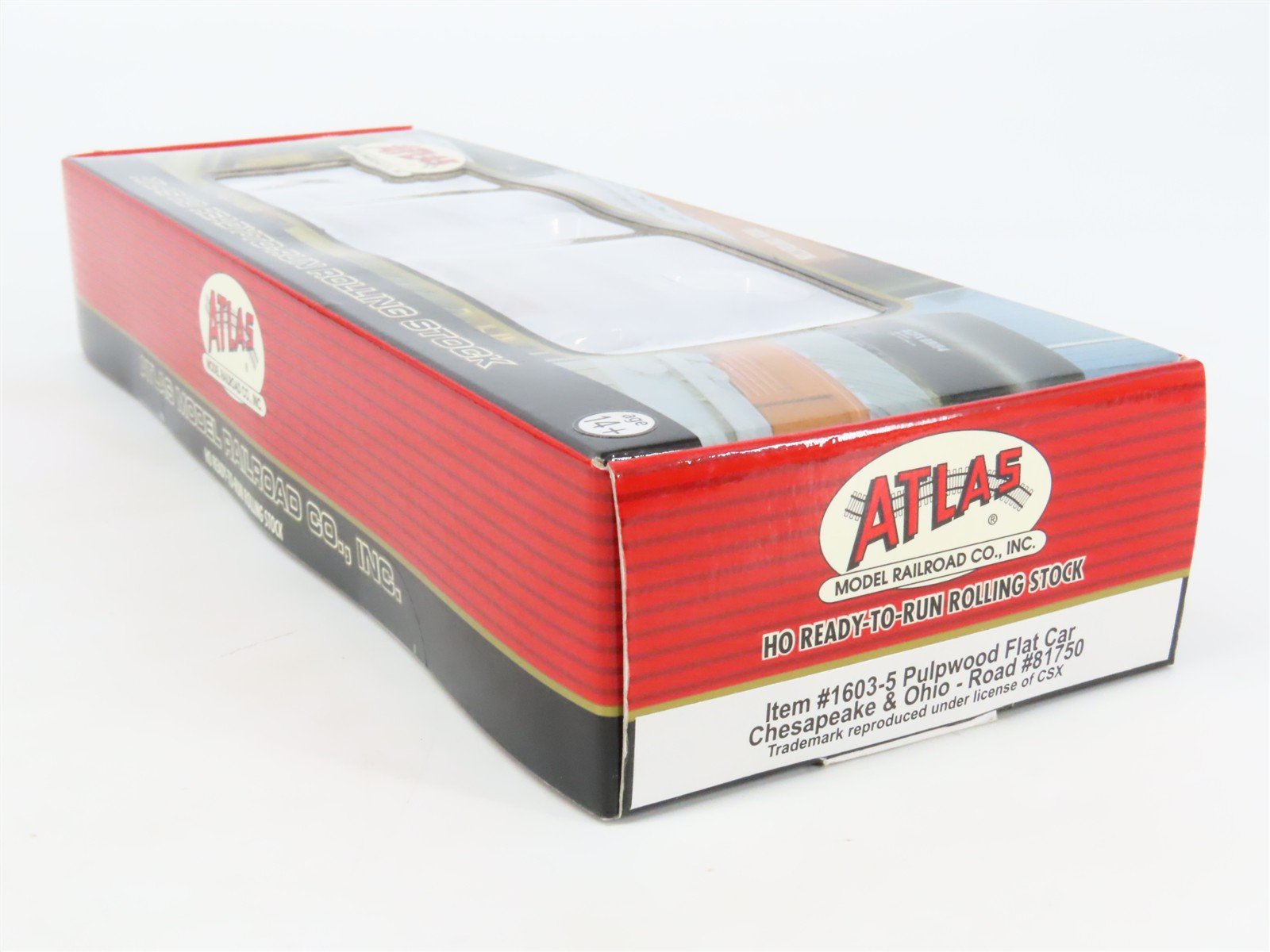 HO Atlas 1603-5 C&O Chesapeake & Ohio Pulpwood Flat Car #81750 w/Load - SEALED