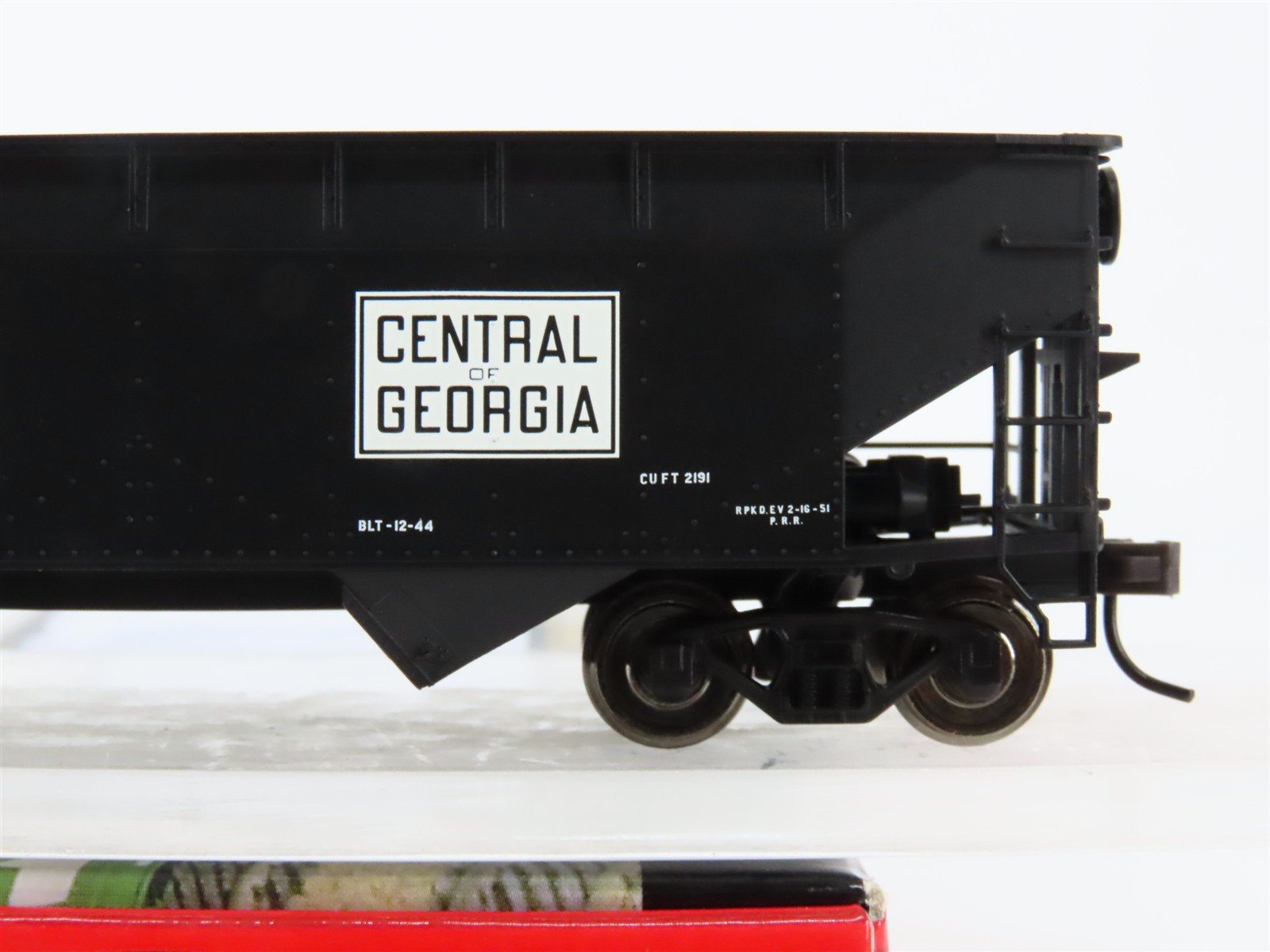 HO Scale Atlas 1876-1 CG Central of Georgia 2-Bay Open Hopper #21809