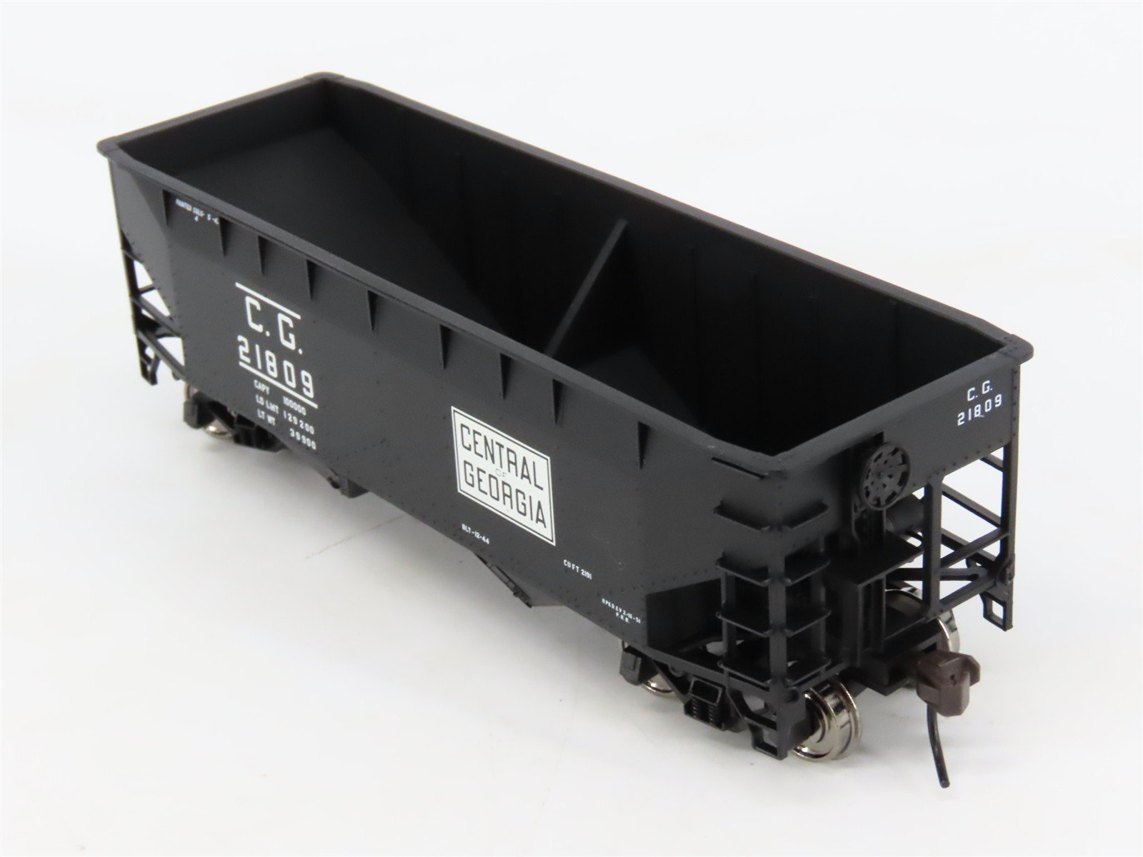 HO Scale Atlas 1876-1 CG Central of Georgia 2-Bay Open Hopper #21809