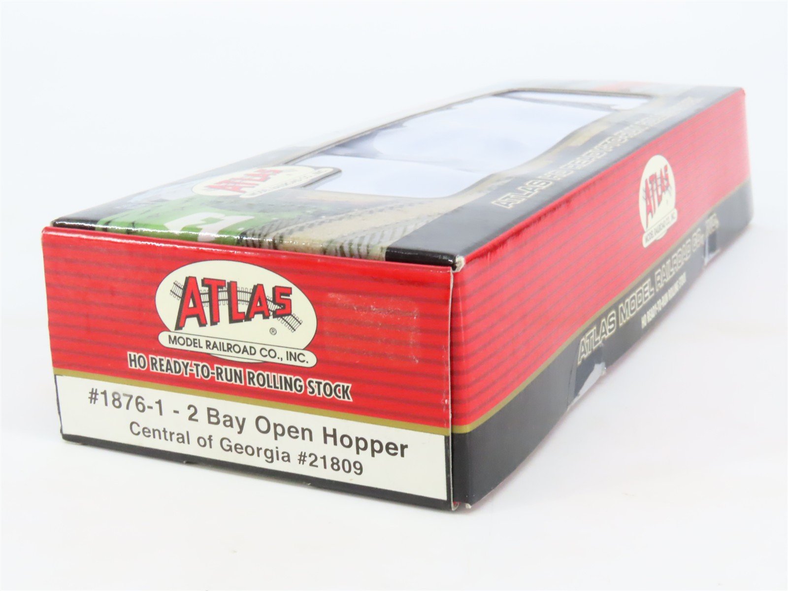 HO Scale Atlas 1876-1 CG Central of Georgia 2-Bay Open Hopper #21809