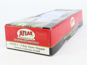 HO Scale Atlas 1876-1 CG Central of Georgia 2-Bay Open Hopper #21809