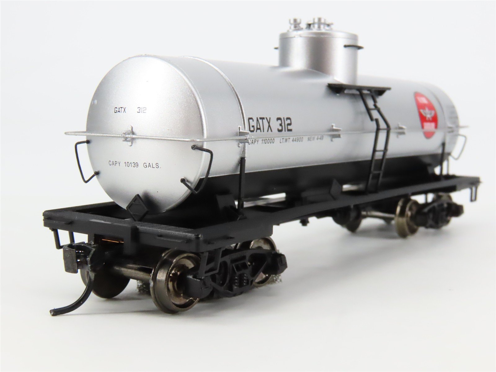 HO Red Caboose RR-33018-03 GATX Flying A Gasoline Single Dome Tank Car #312